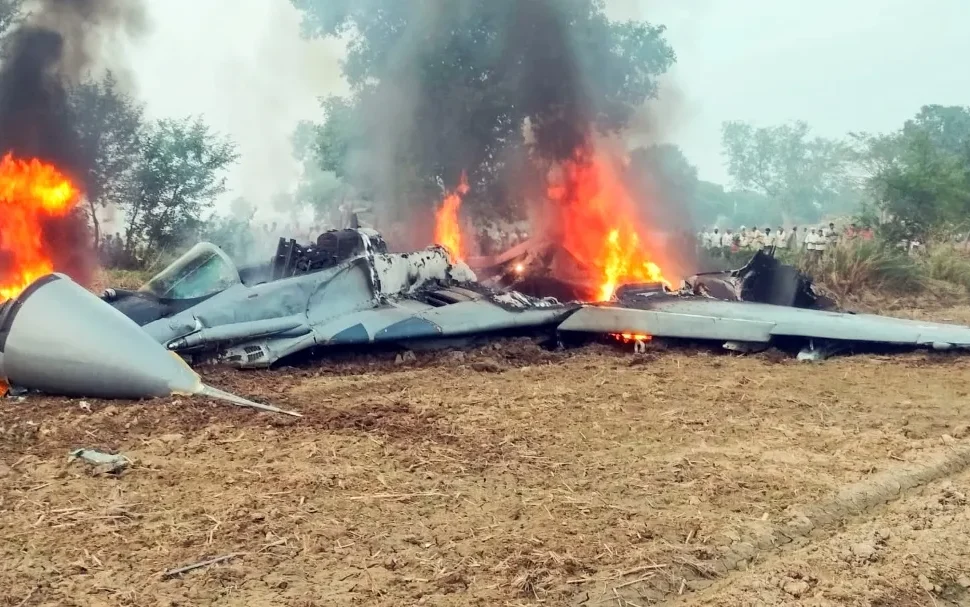 Kashmir fighter jet crash